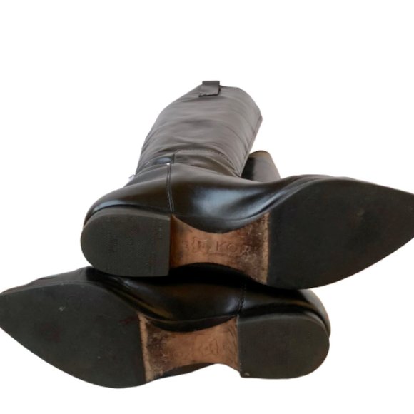 Michael Kors Knee High Flat Boot Outside Zipper - Picture 9 of 11